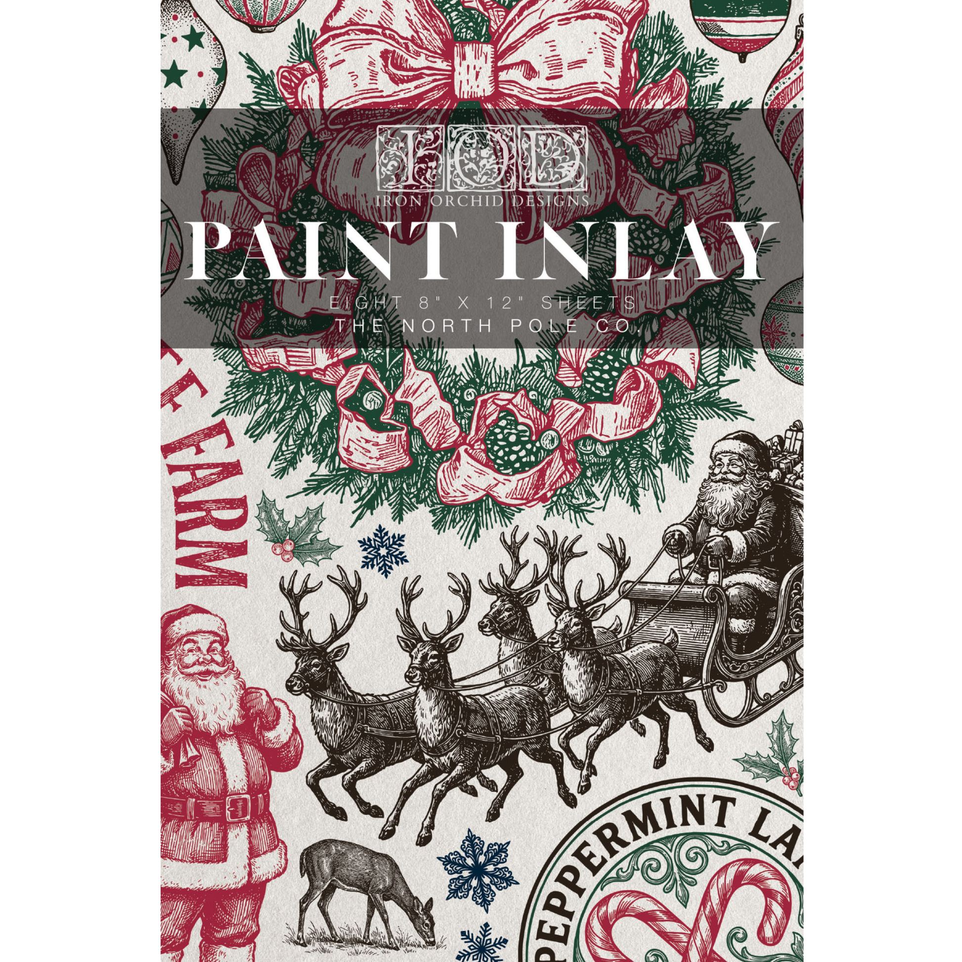 IOD Paint Inlay The North Pole Co. Front cover.