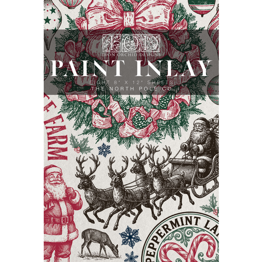 IOD Paint Inlay The North Pole Co. Front cover.
