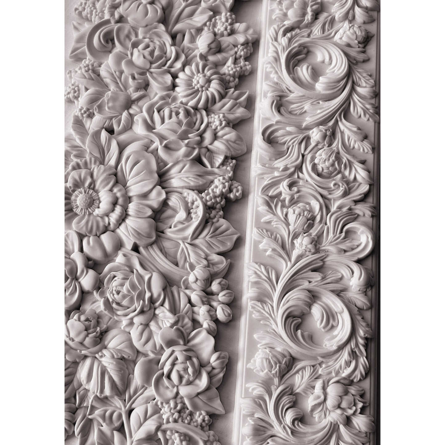 "Trimmings 4" IOD Decor Mould by Iron Orchid Designs. Available at Milton's daughter. Casting Image #2.