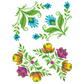 "Vida Flora" IOD Paint Inlay designed by Debi Beard from DIY Paint. Available at Milton's Daughter. Page 8 of 8.