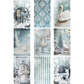 "Winter Fantasy Tags" decoupage rice paper by Decoupage Queen. Available at Milton's Daughter.