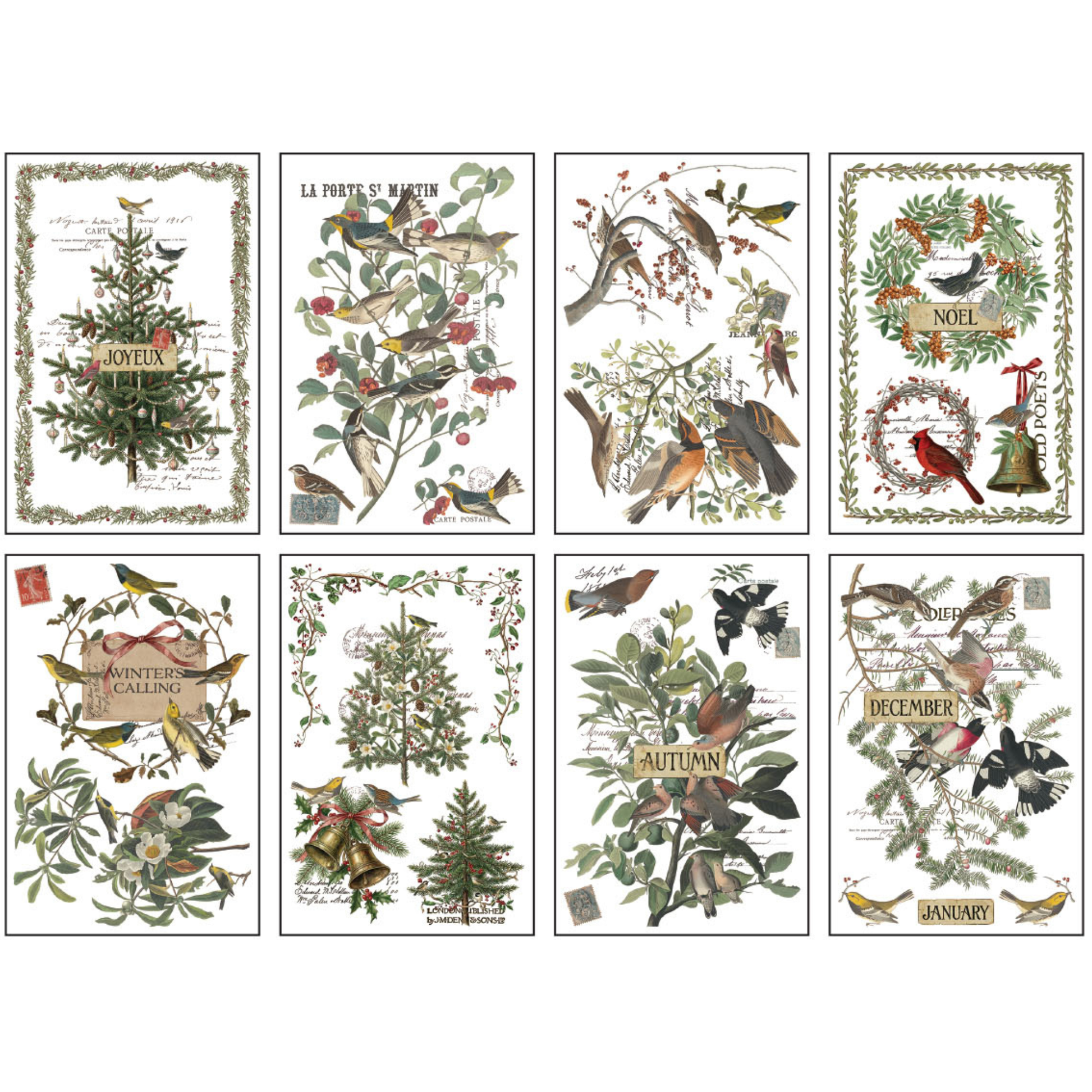 IOD Mini Transfer Winter's Calling. 8 page combo.