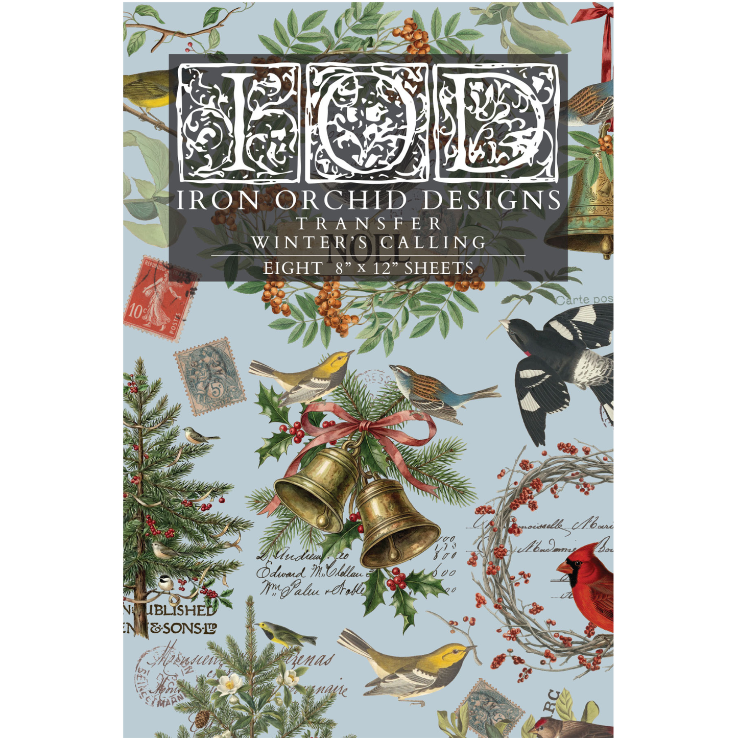 IOD Mini Transfer Winter's Calling. Front cover.