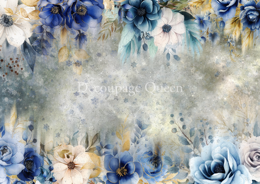 "Winter's Dream" decoupage rice paper designed by Dainty and the Queen for Decoupage Queen. Available at Milton's Daughter.
