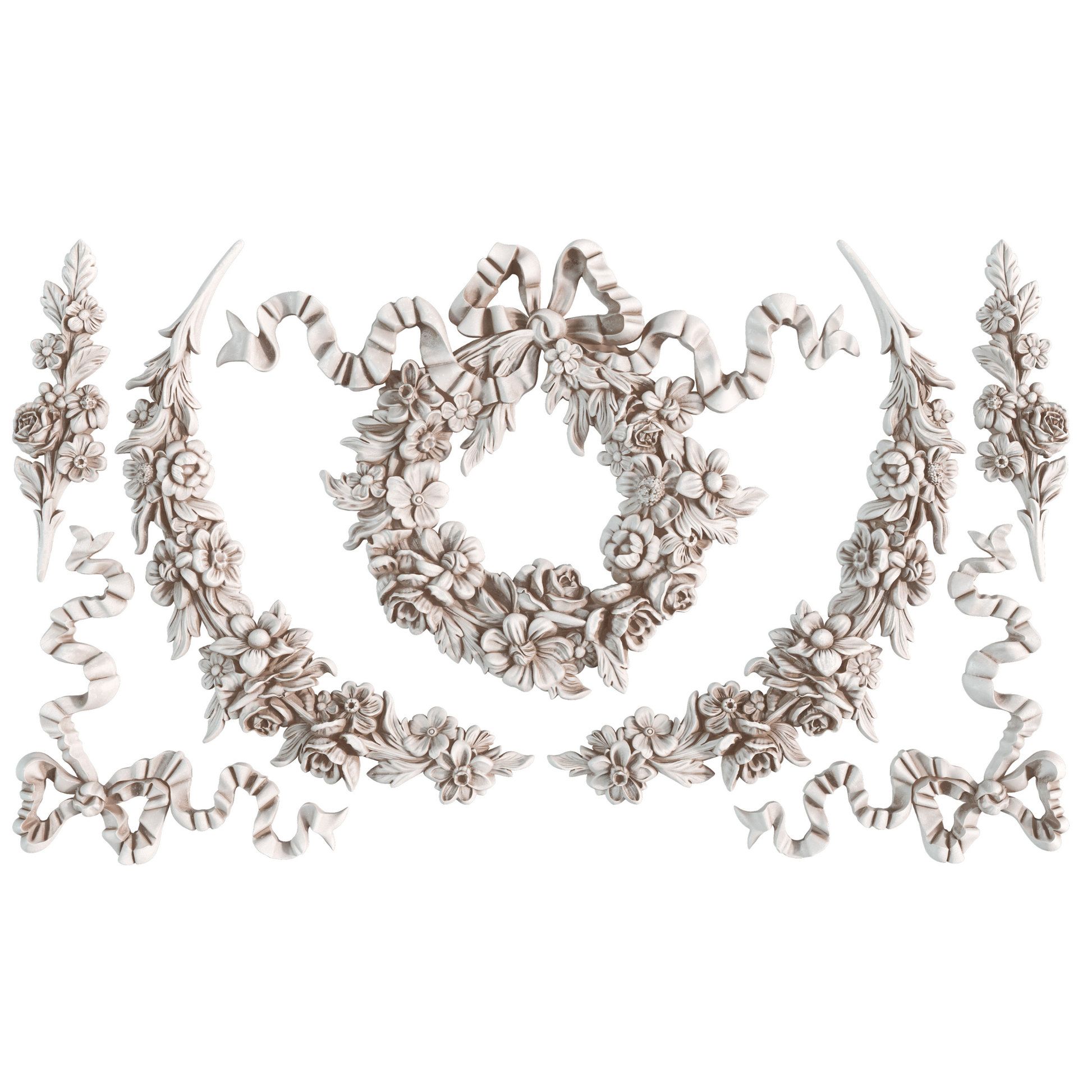 Wreaths & Swags IOD Mould - casting example.