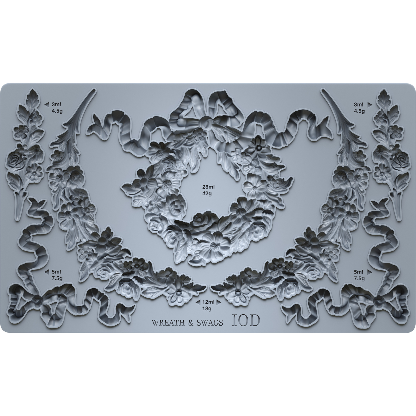 IOD Mould Wreaths and swags-mould image