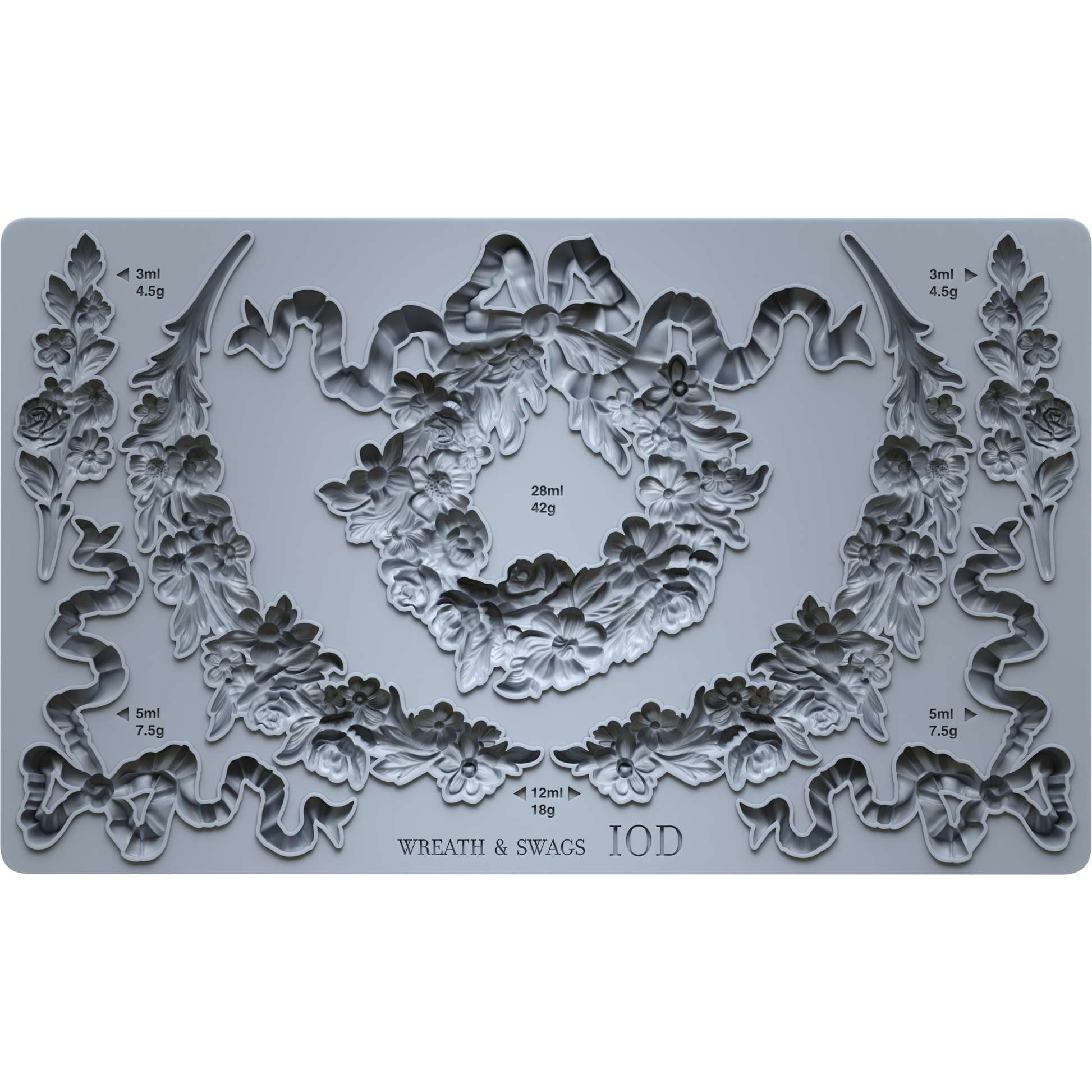IOD Mould Wreaths and swags-mould image