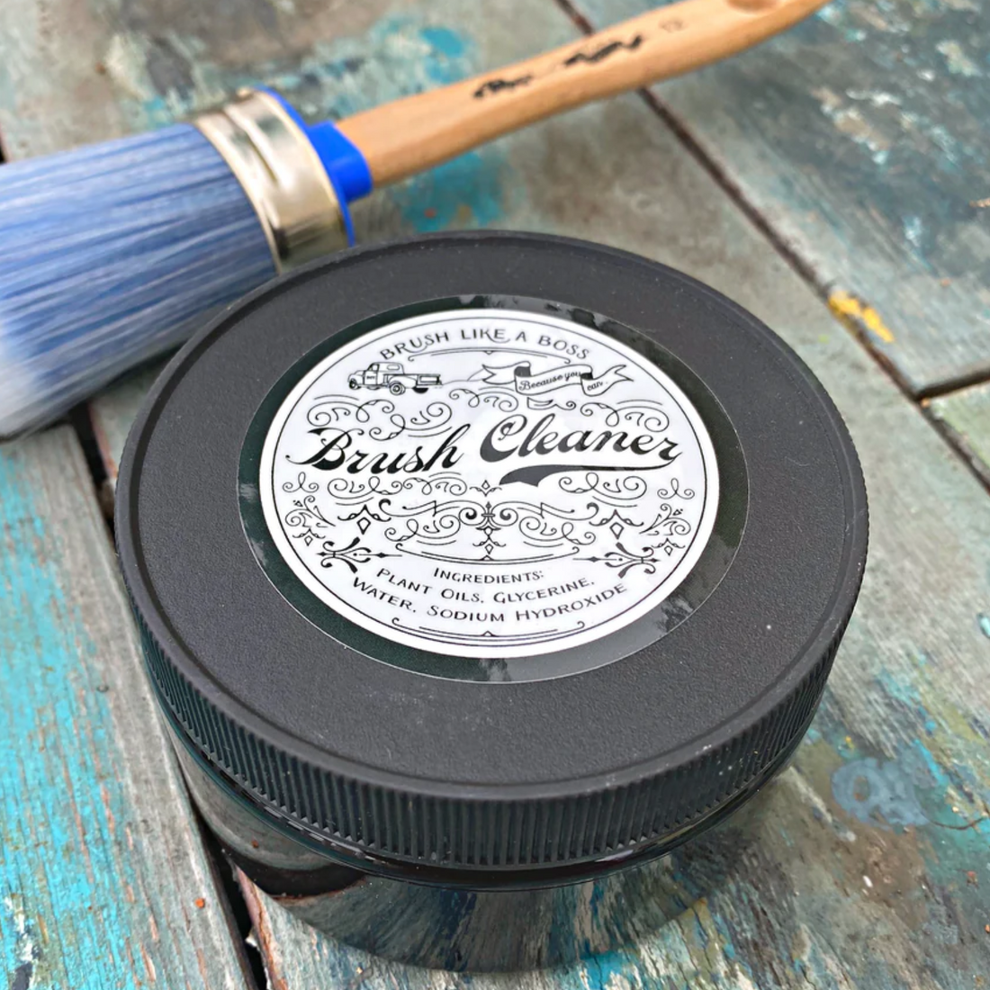 DIY Paint Brush Cleaner by Debi's Design Diary Milton's Daughter