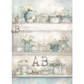 Blue Flower Vases Bookmark tags