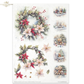 Winter Wreath - Decoupage Rice Paper Set