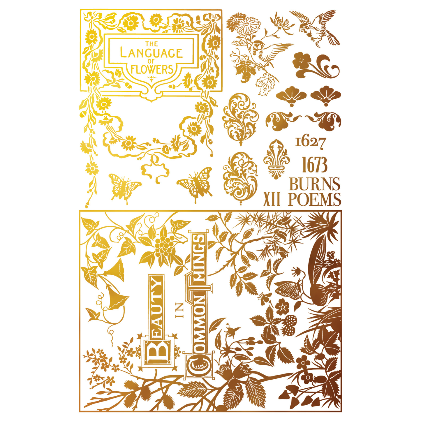 Athenaeum IOD Gilded Foil Transfer by Iron Orchid Designs pg 2