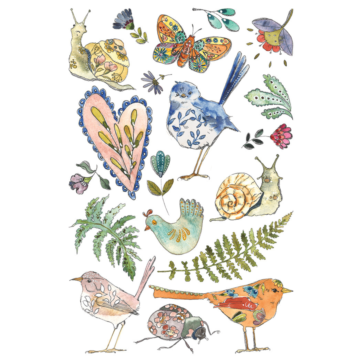 Fern Fables IOD Transfer by Iron Orchid Designs. pg 2