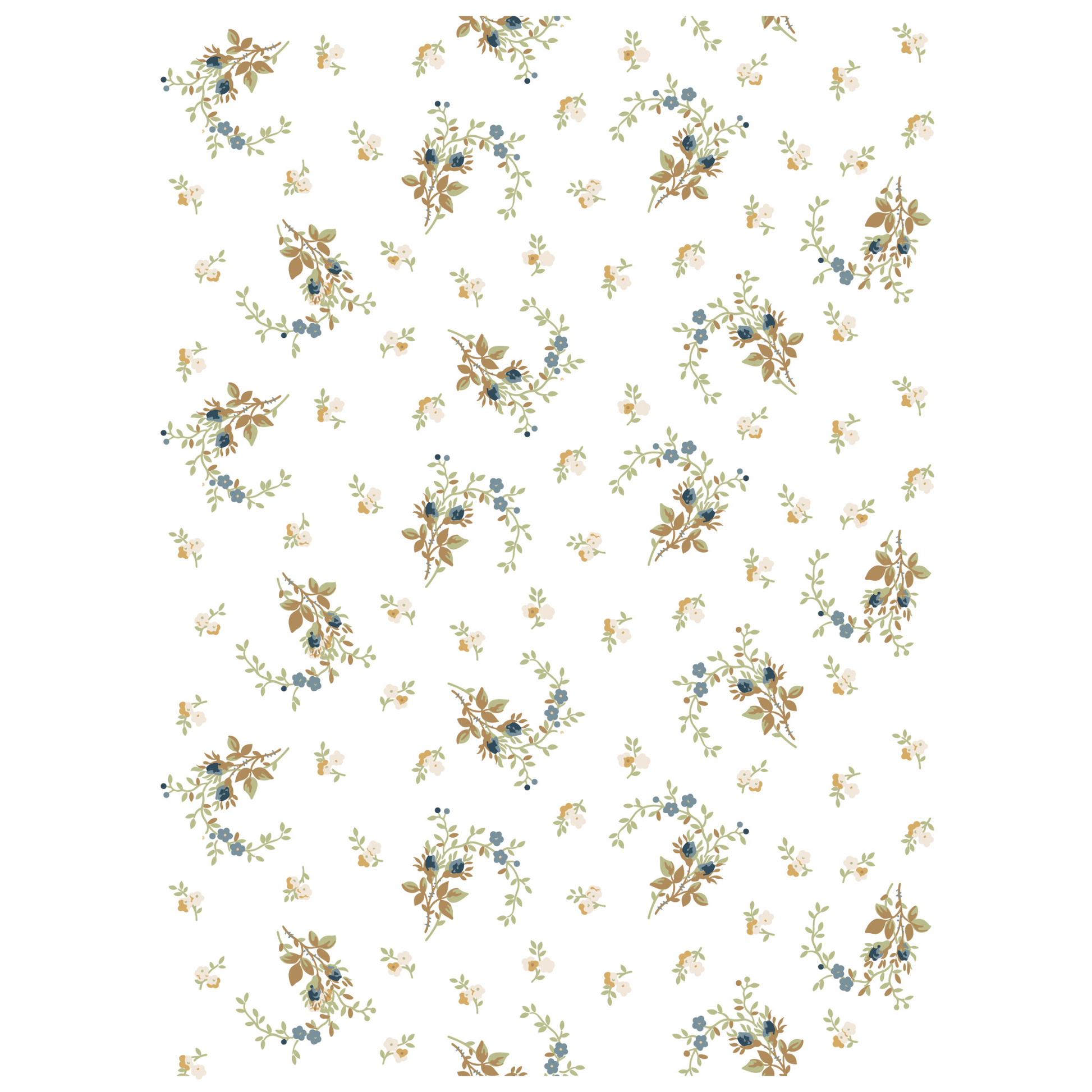 Floral pattern on a white background