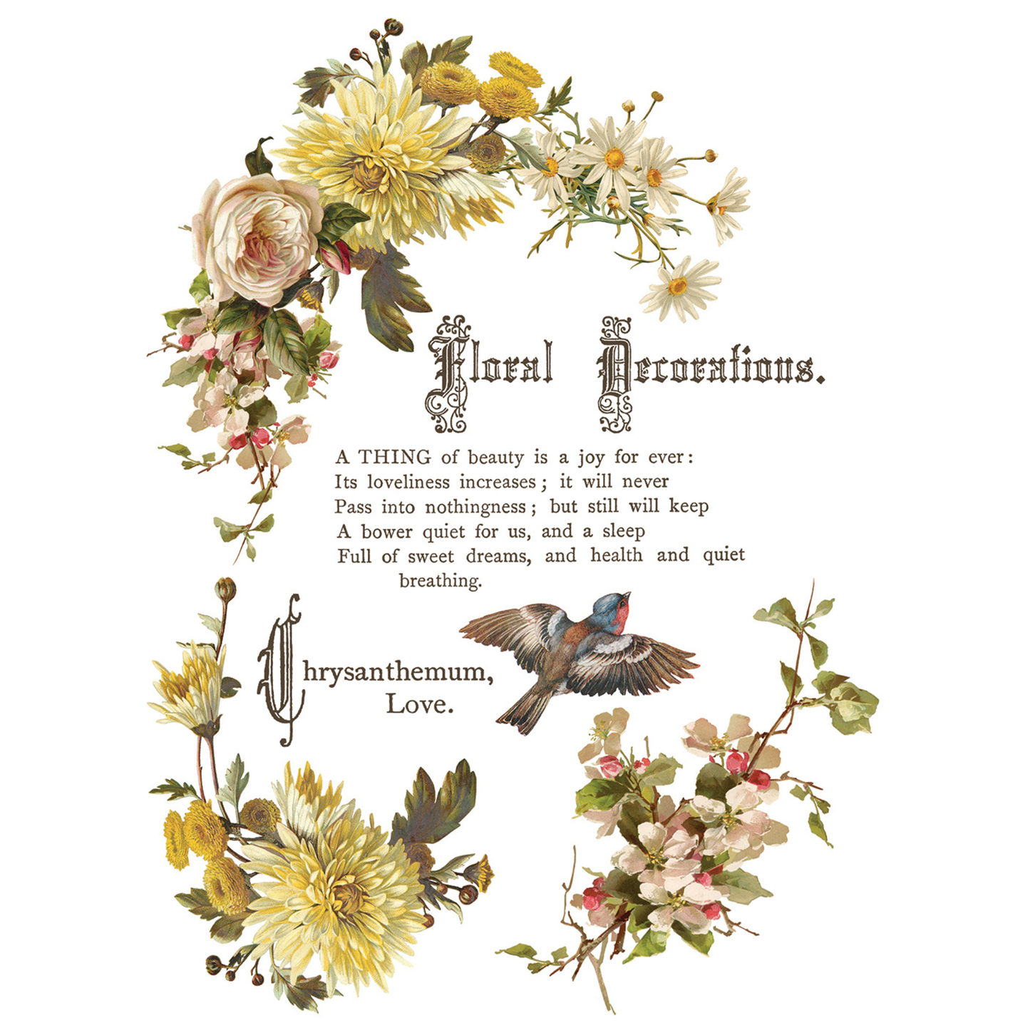 Flowers By The Poets IOD Transfer by Iron Orchid Designs. Pg 7