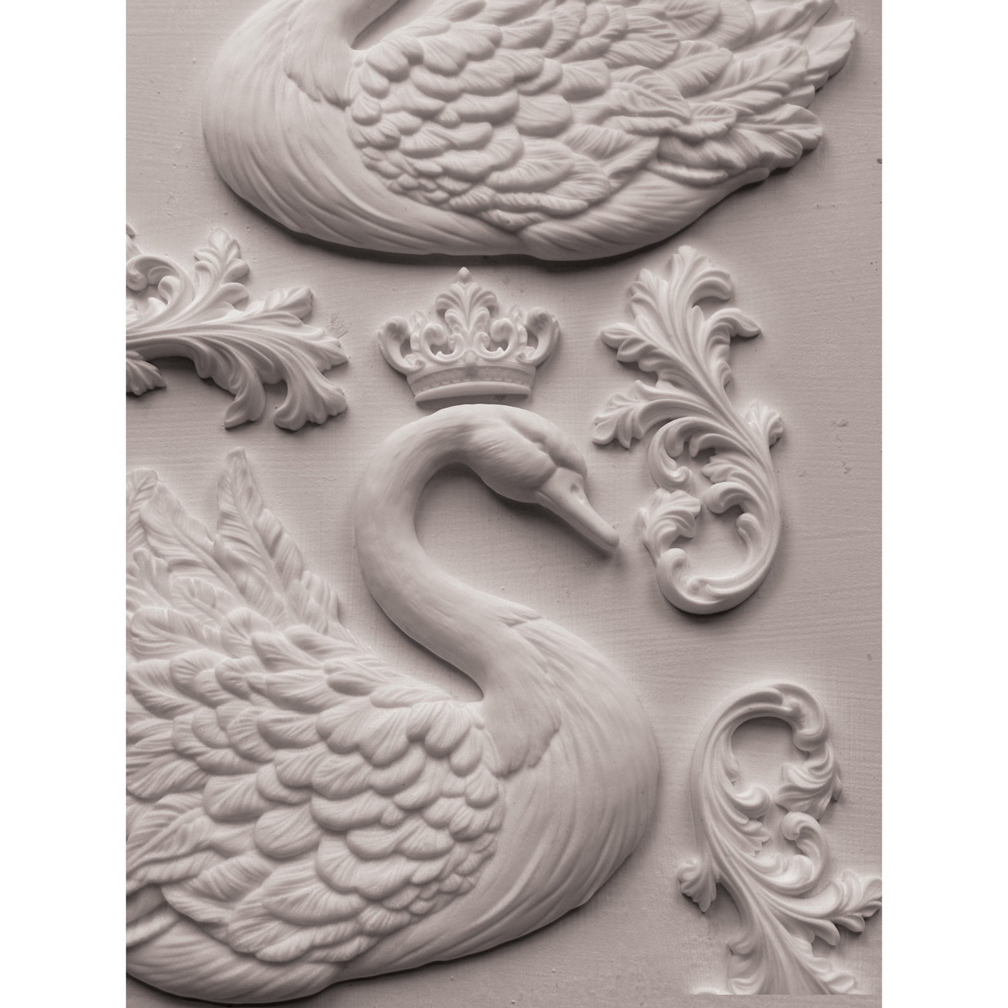 IOD Swans Mould by Iron Orchid Designs. Castings picture.