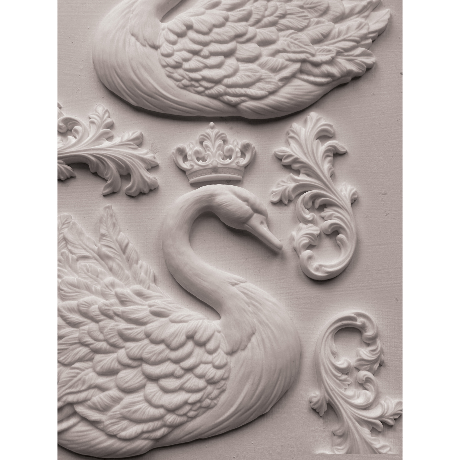 IOD Swans Mould by Iron Orchid Designs. Castings picture.