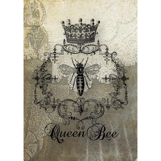 Bee Heirlooms Decoupage Rice Paper by Decoupage Queen available at Milton's Daughter