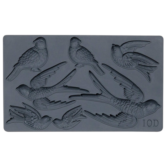 IOD Birdsong silicone mold product photo at Milton's Daughter