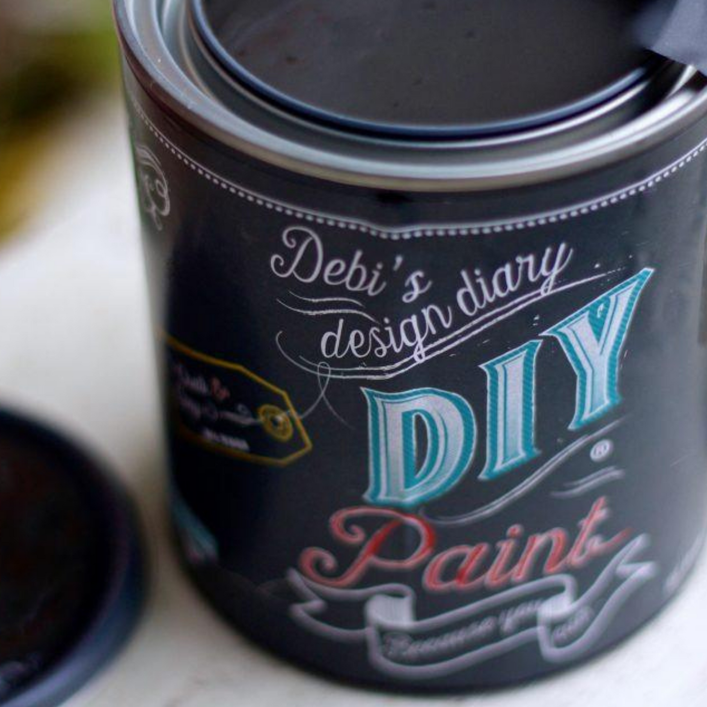 Debi's DIY Paint in Black Velvet at Milton's Daughter