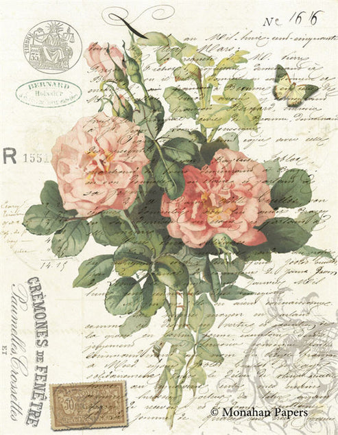 Botanical 67 Floral Decoupage Paper 11