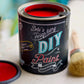 Carnival Red - Debi's Design Diary DIY Paint available at Milton's Daughter