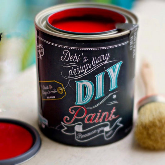 Carnival Red - Debi's Design Diary DIY Paint available at Milton's Daughter