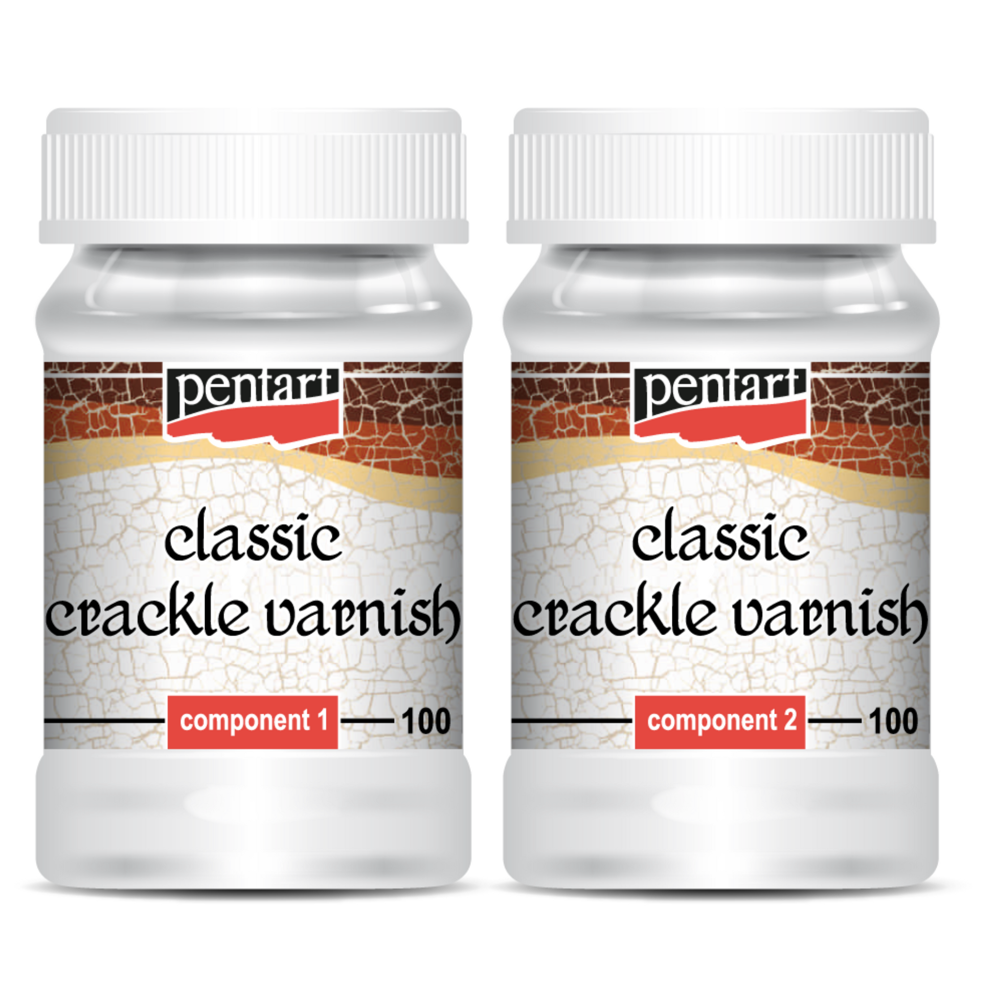 Classic Crackle Varnish  by Petntart 100 ml available at Milton's Daughter