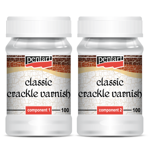 Classic Crackle Varnish  by Petntart 100 ml available at Milton's Daughter