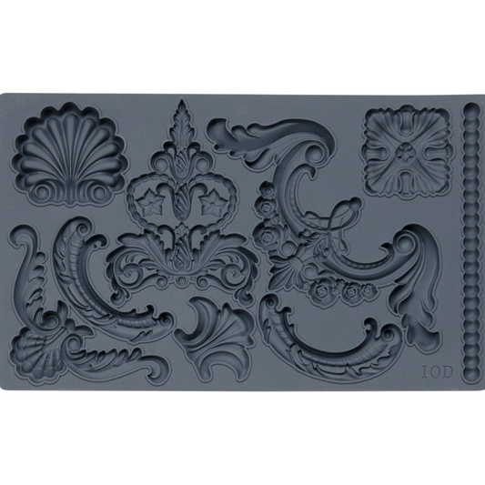 IOD Classic Elements Silicone Mould by Iron Orchid Designs available at Milton's Daughter