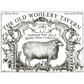 Cotswolds IOD rub-on furniture transfer by Iron Orchid Designs. Cotwolds Sheep image fully assembled. Includes eight 12" x 16" sheets. Available at Milton's Daughter.