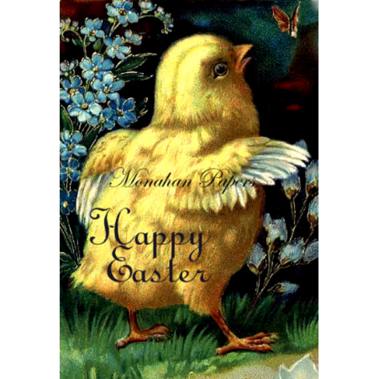 "Easter Chick" by Monahan Paper for decoupage. 11" x 17" sheet available at Milton's Daughter.