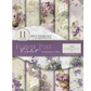 "Flower Post-Violet" decoupage rice paper set of 11 sheets in size A4 available at Milton's Daughter. Front cover photo.