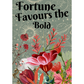 "Fortune Favours The Bold" decoupage paper set by Made by Marley available at Milton's Daughter. Image of single sheet included in 3 sheet set.