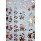 "Gilded Pink Roses" gilded metallic decoupage rice paper by AB Studio. Available at Milton's Daughter in size A4.