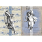 "Grain Sack Cherubs" decoupage rice paper by AB Studio. Size A4 available at Milton's Daughter.