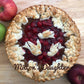 Apple and Cherry  Pie crust decorated using IOD Trimmings 1 mold by Milton's Daughter