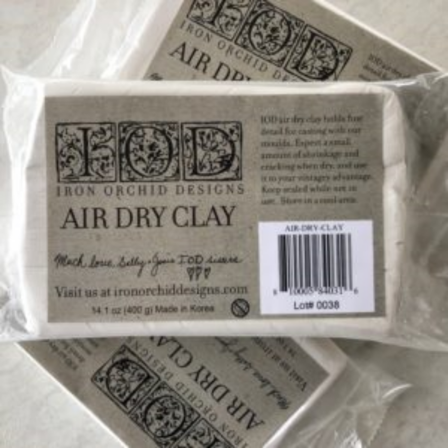Product photo of IOD Air Dry Clay 14.1 oz at Milton's Daughter