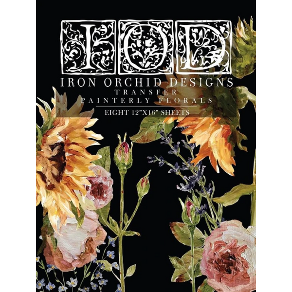 Painterly Florals-IOD Furniture Transfers by Iron Orchid Designs