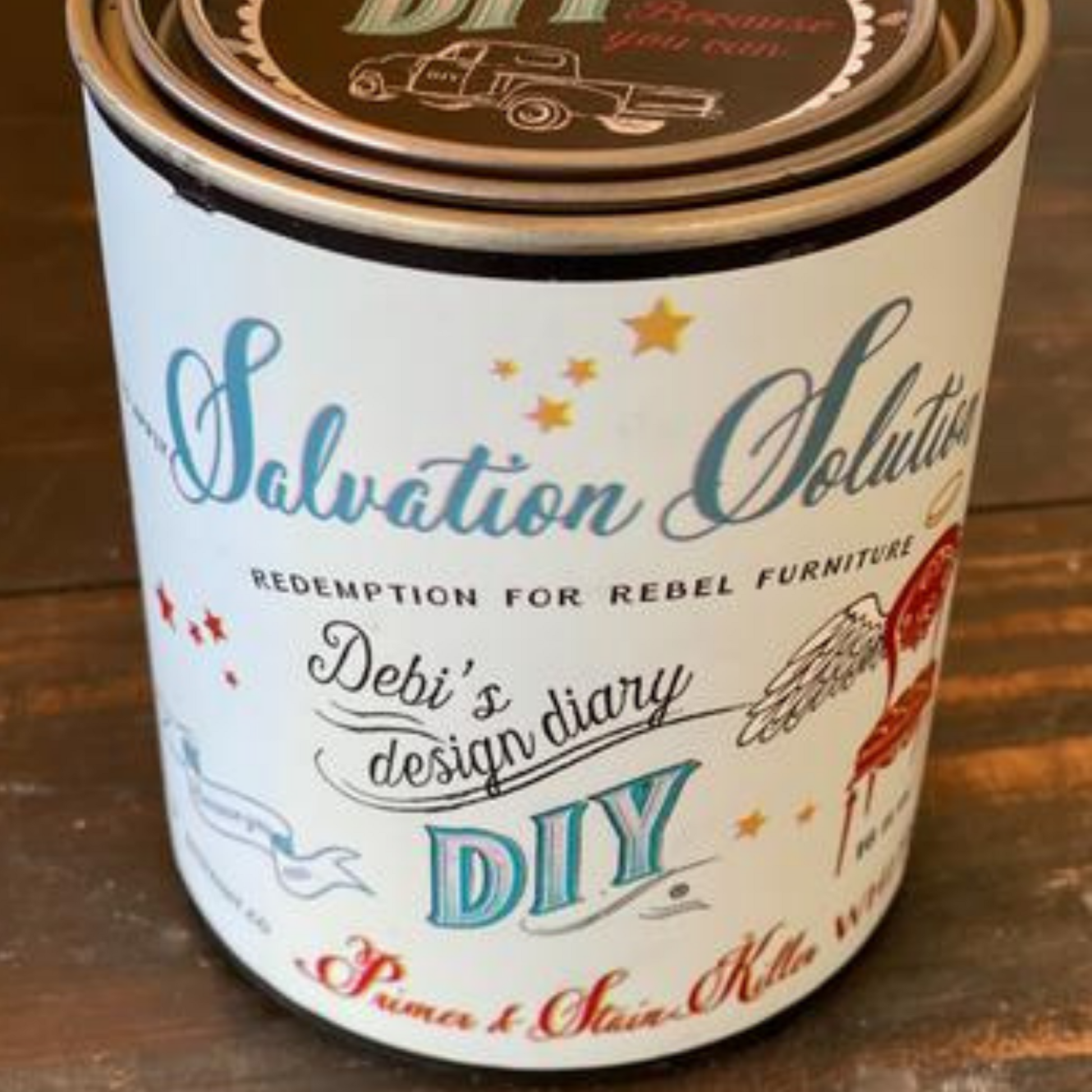 Debi's Design Diary DIY Salvation Solution Primer and Stain Blocker at Milton's Daughter