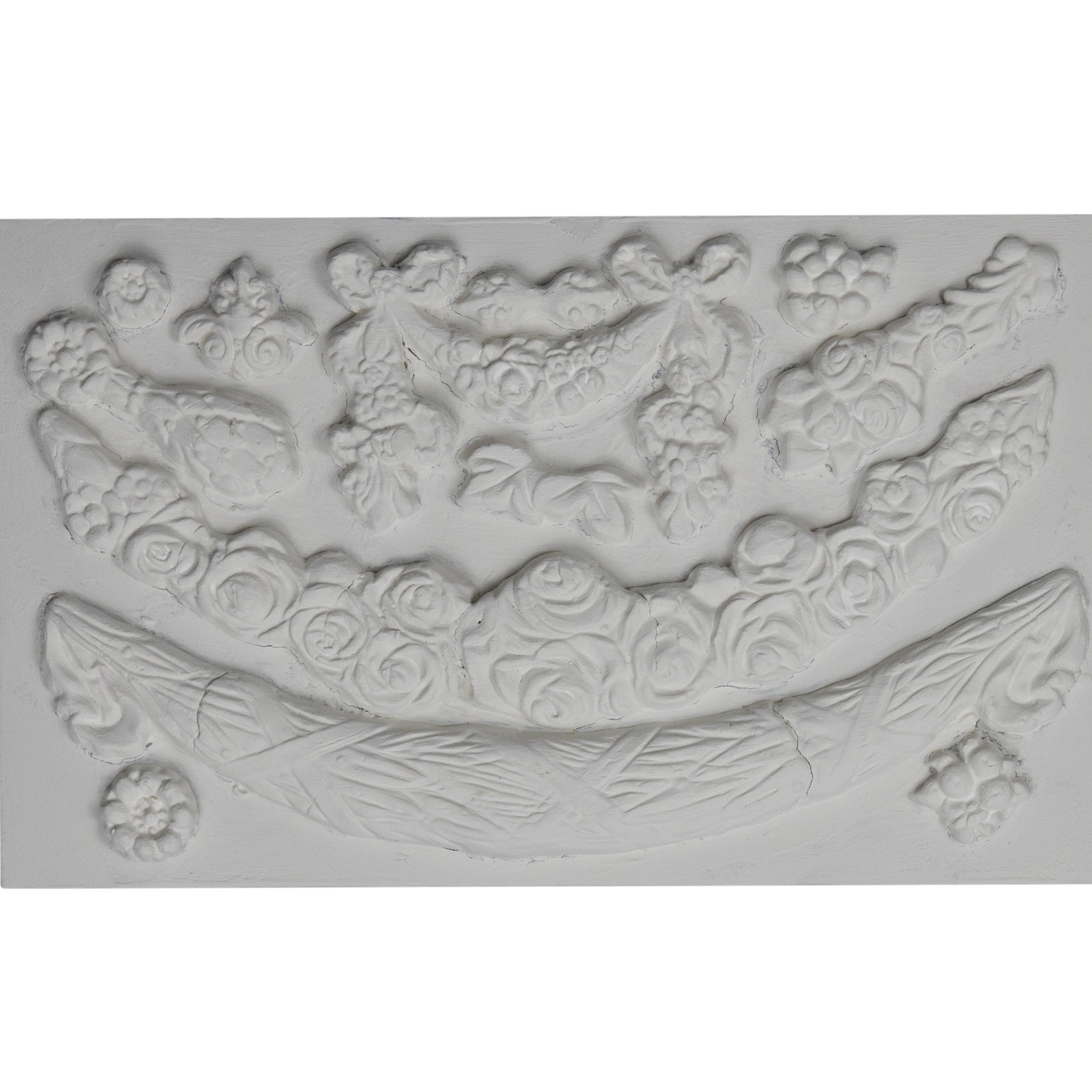 IOD Silicone Mould "Swags by Iron Orchid Designs -example castings. IOD molds are available at Milton's Daughter