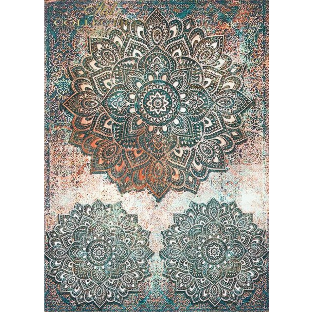 Textured Mandalas- Decoupage Rice Paper by ITD Collection – Milton's ...
