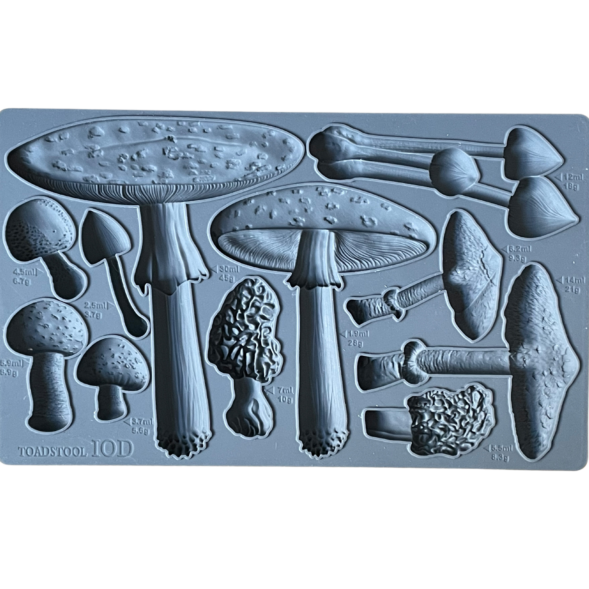"Toadstool" IOD Mold by Iron Orchid Designs available at Milton's Daughter. 