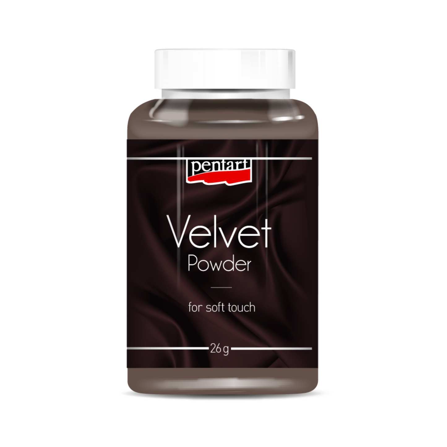 Velvet Powder by Pentart. Earthy Brown 26g available at Milton's Daughter
