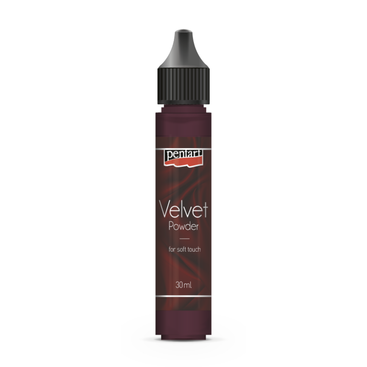 Velvet Powder by Pentart. Garnet  Red 30 ml available at Milton's Daughter.