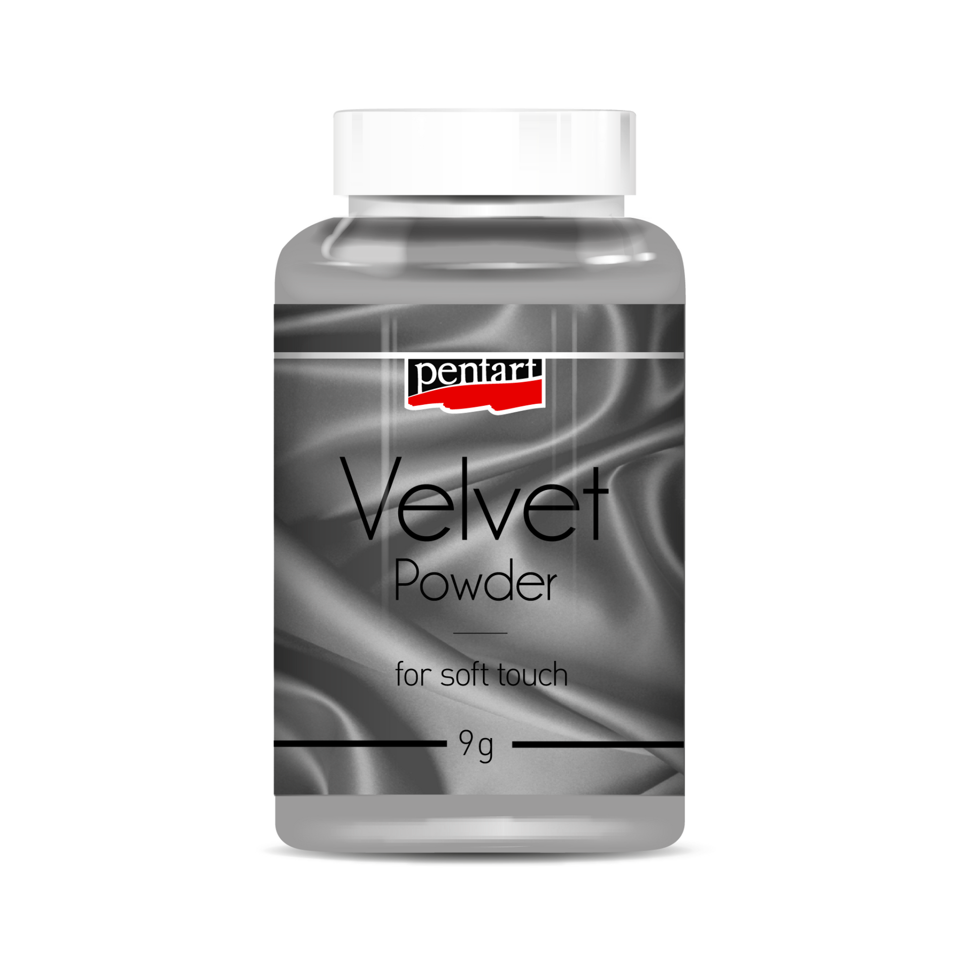 Velvet Powder by Pentart. Grey 9g available at Milton's Daughter.
