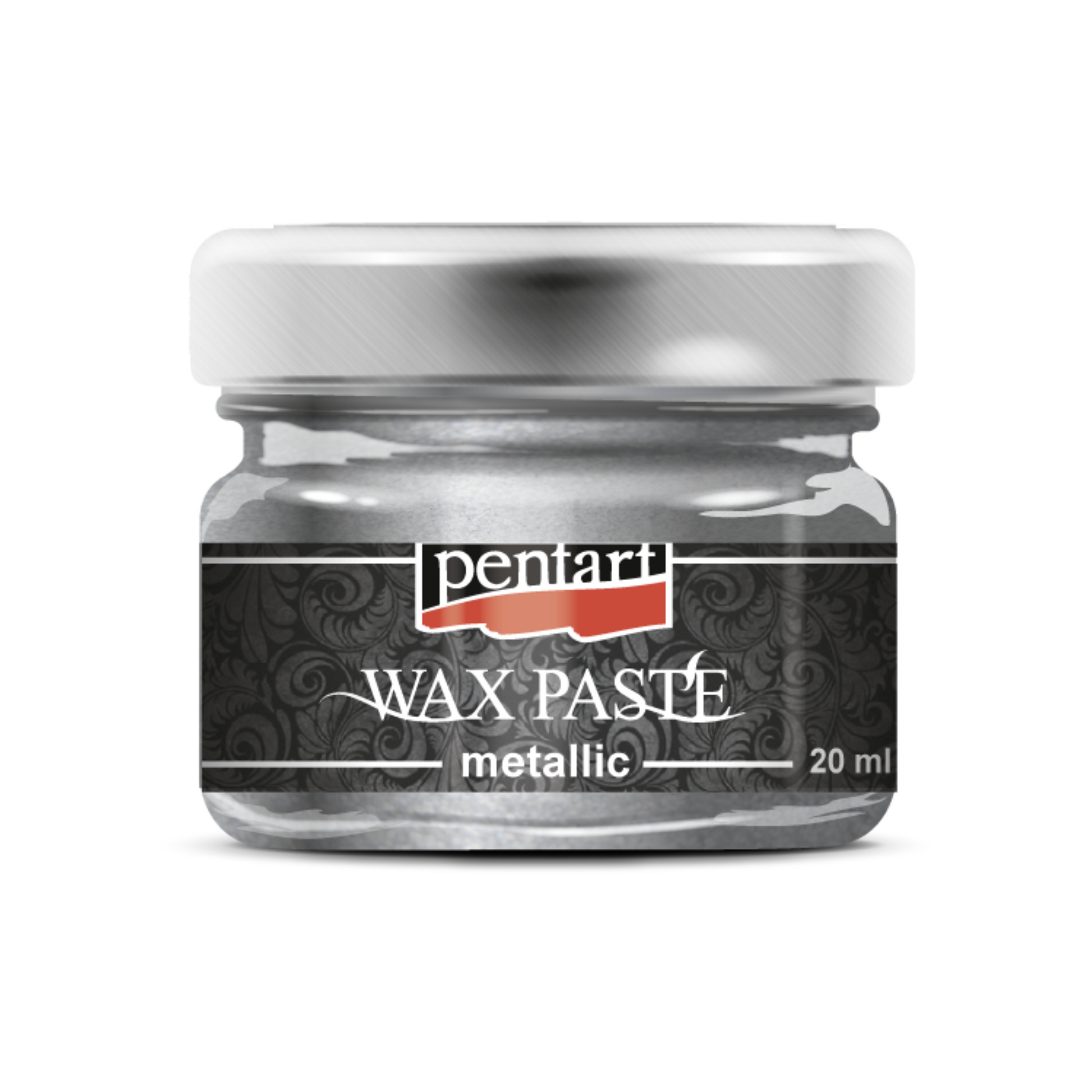 Wax Paste Metallic- Silver 20 ml by Pentart available at Milton's Daughter