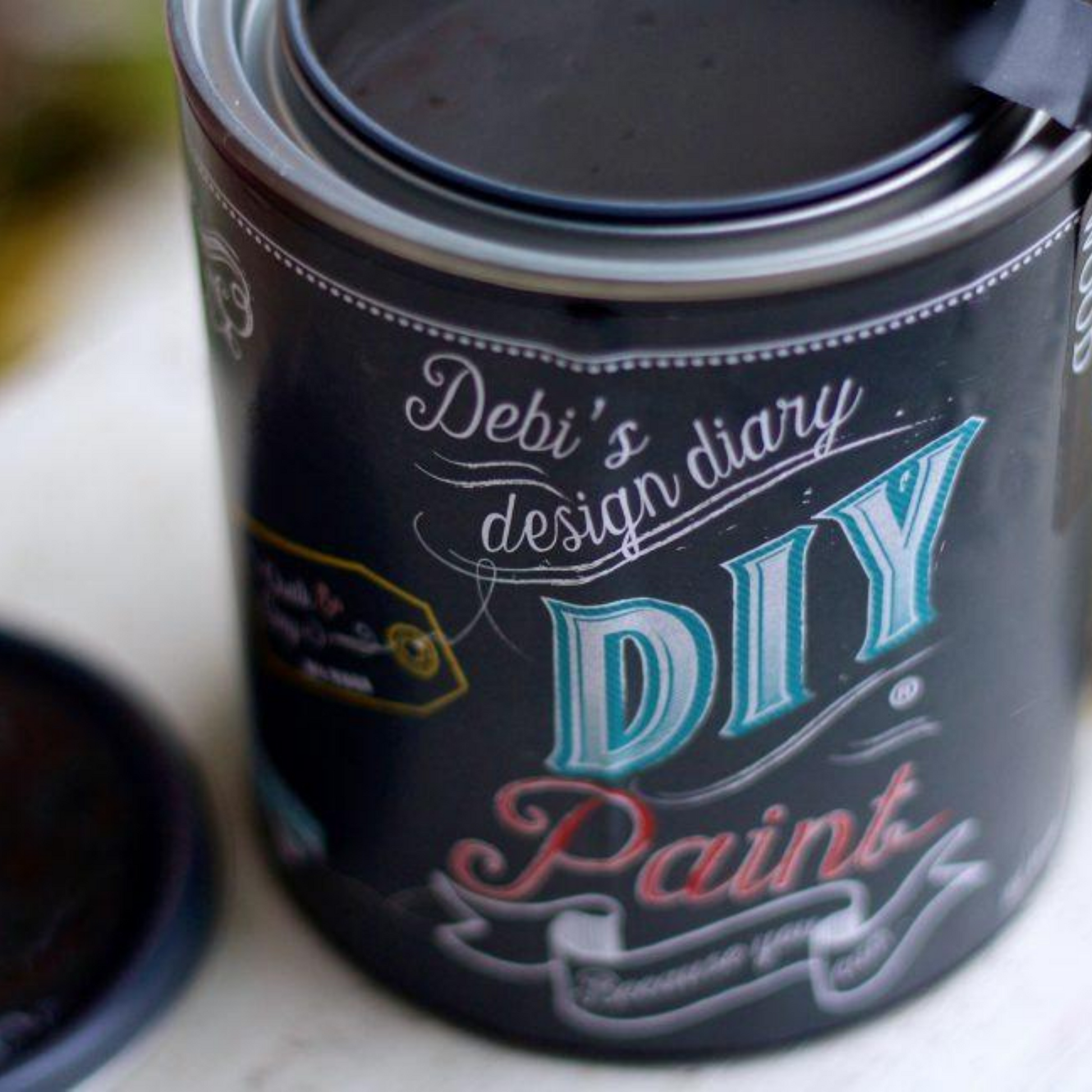 Debi's Design Diary DIY Paint in Weathered Wood (brown-gray) at Milton's Daughter