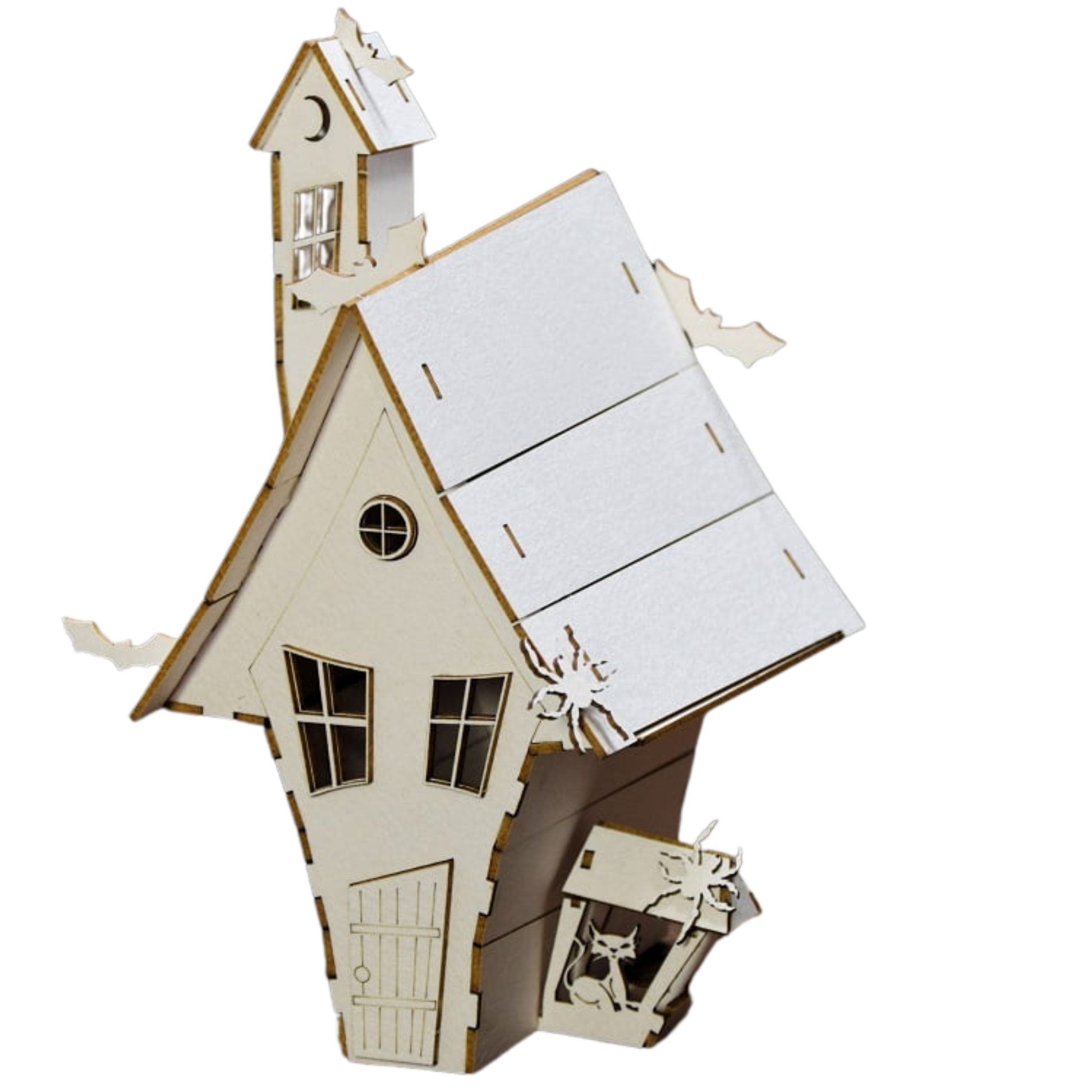 Witch Please Haunted House 3-D chipboard  from Snipart. This miniature modeling kit is Available at Milton's Daughter.