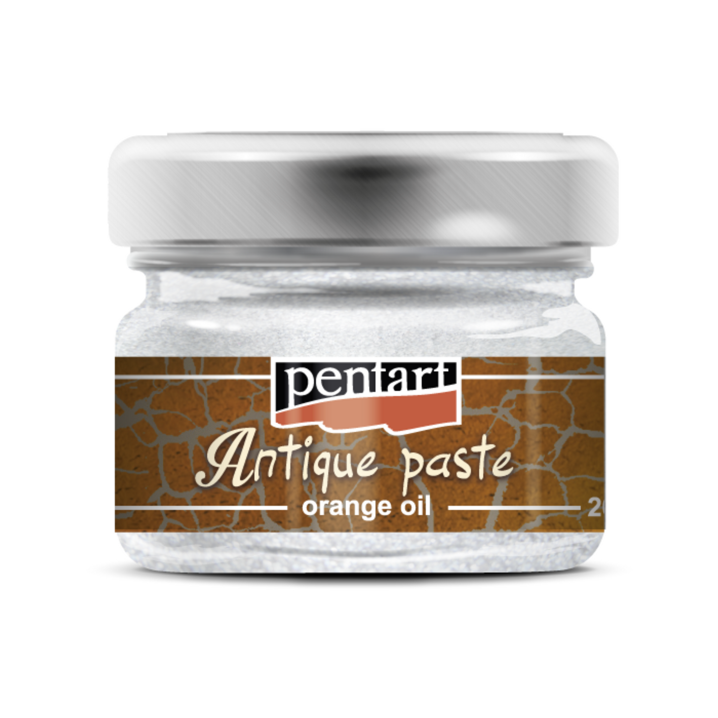 Antique Paste in White by Pentart 20 ml. Available at Milton's Daughter.