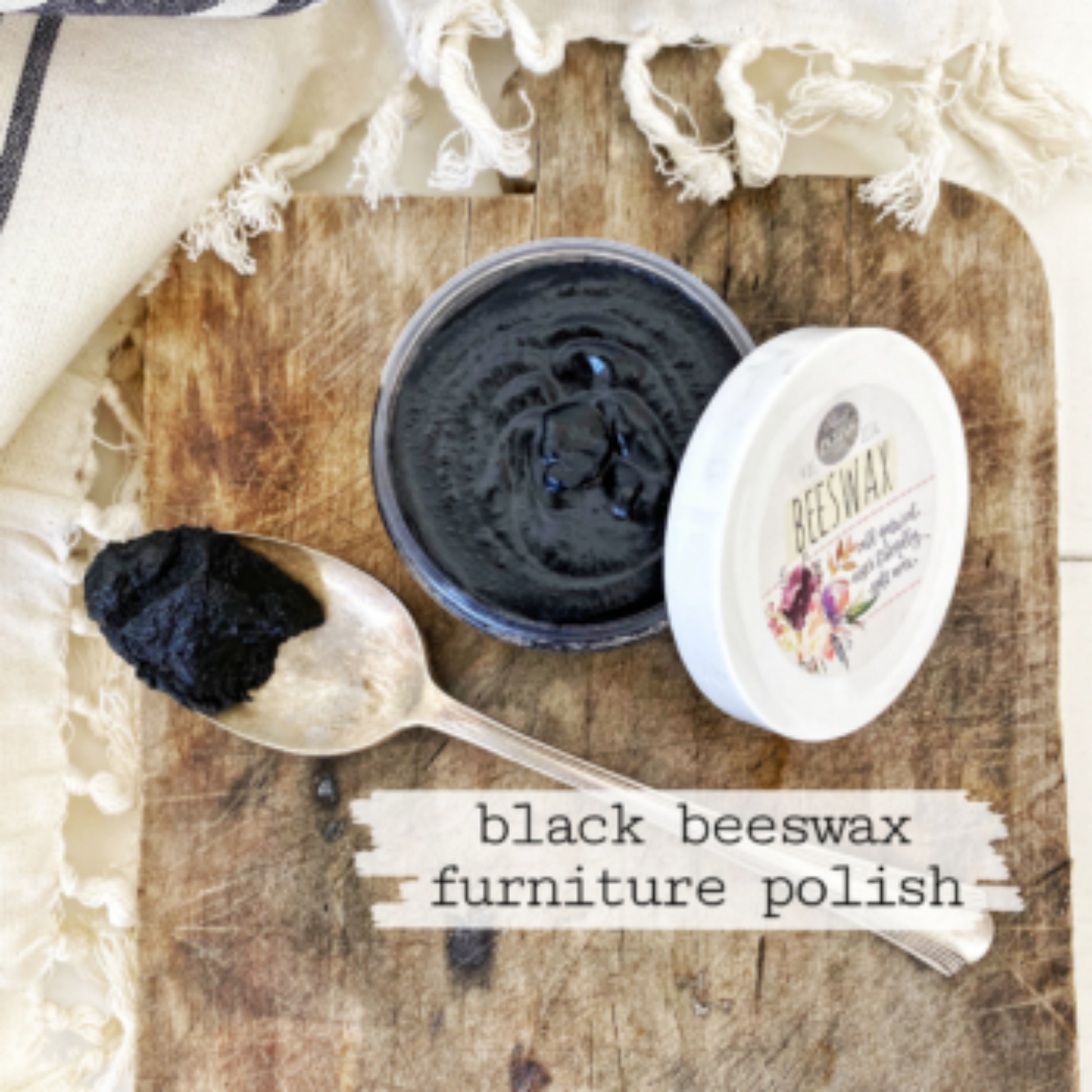 Product photo of Sweet Pickins Black Beeswax Furniture Polish available at Milton's Daughter